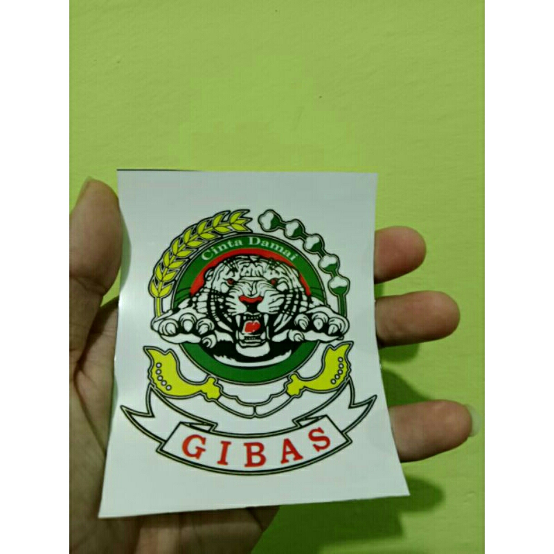 

STIKER GIBAS INDONESIA/STIKER ORMAS GIBAS 10X8CM