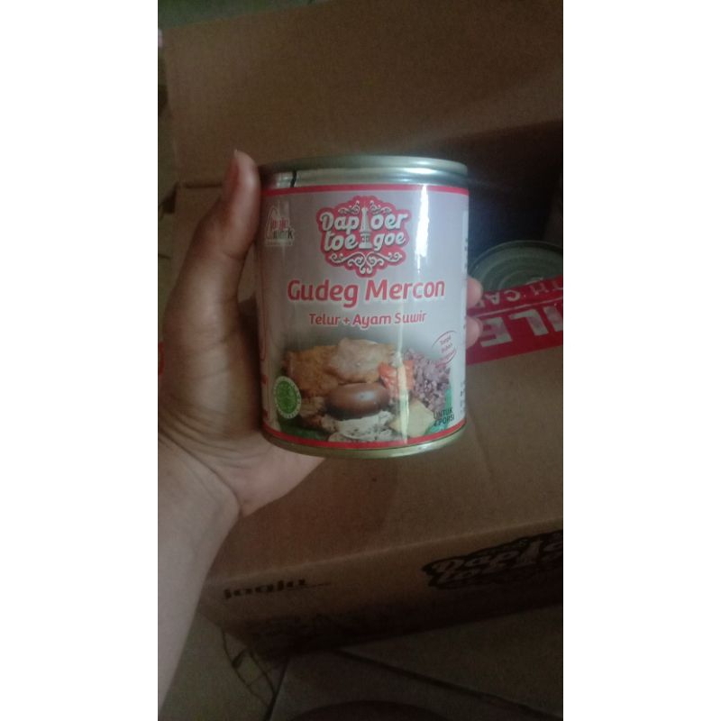 

Dapoer Toegoe Gudeg Mercon Telur + ayam suwir