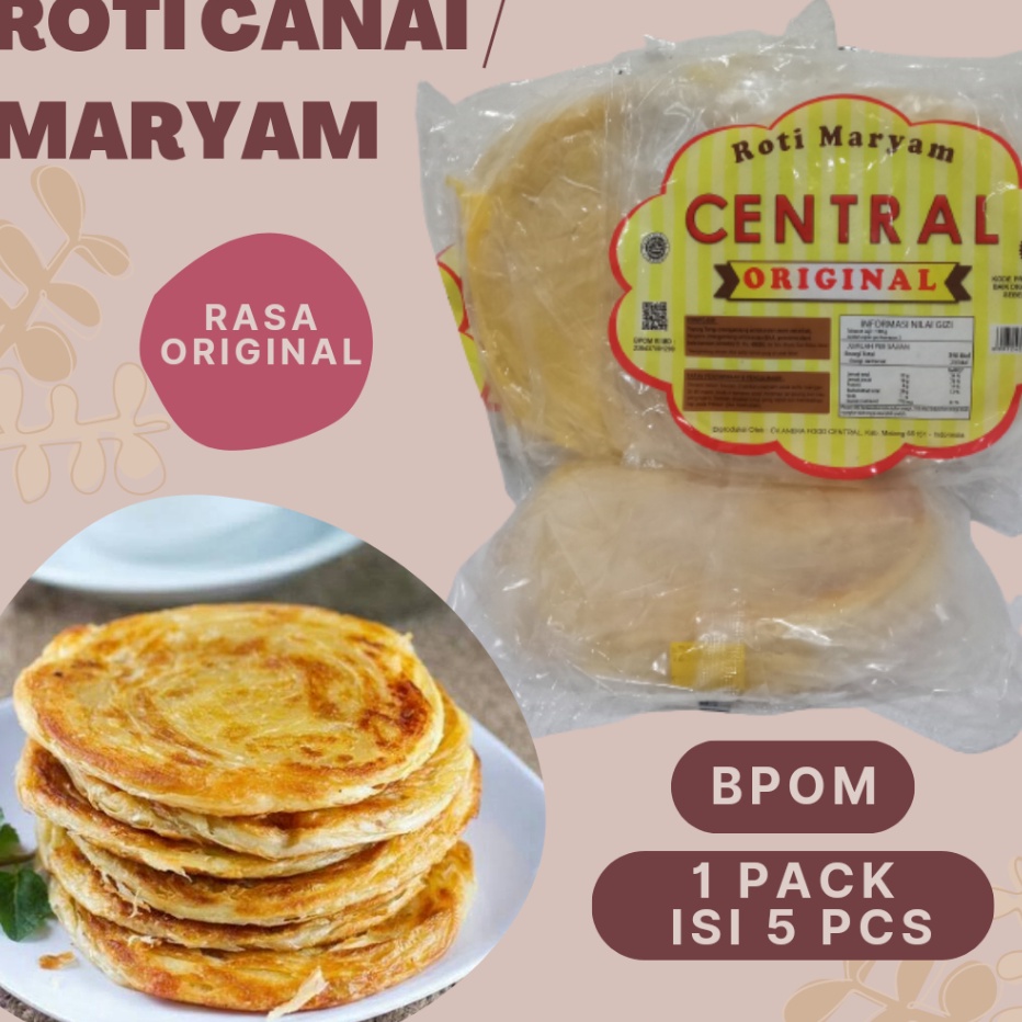 

Ready Roti Cane Roti Maryam Isi 5 Harga Pabrik- Roti canai isi 5 Ready