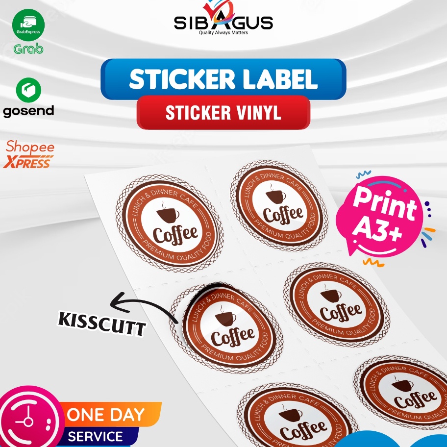 

➦✫✢ Stiker Label Kemasan | Stiker Vinyl Anti Air | Stiker kemasan frozen food | Stiker A3+