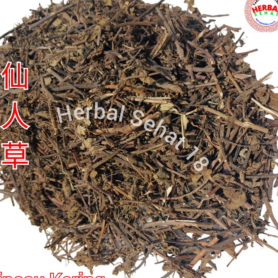 

➢☋★✭ Daun Cincau Hitam Kering 1 Kg 1000 Gram Lengkong Leng Kong Cingcau Xian Ren Cao Best Seller