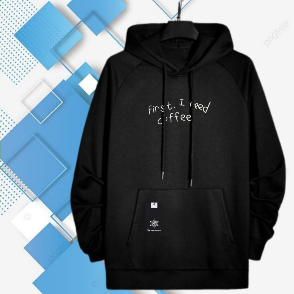 Hoodie Premium Sweater Hoodie Pria Distro Original Tebal Jaket Hollister Warna Hitam Ori