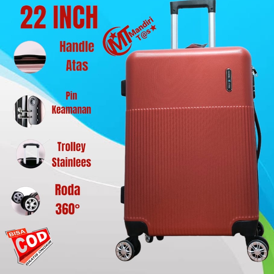 Kirim Langsung 8.8 BIG SALE KOPER 22 INCH,KOPER POLO GENEVA,KOPER -VARIAN WARNA,KOPER ORIGINAL,KOPER