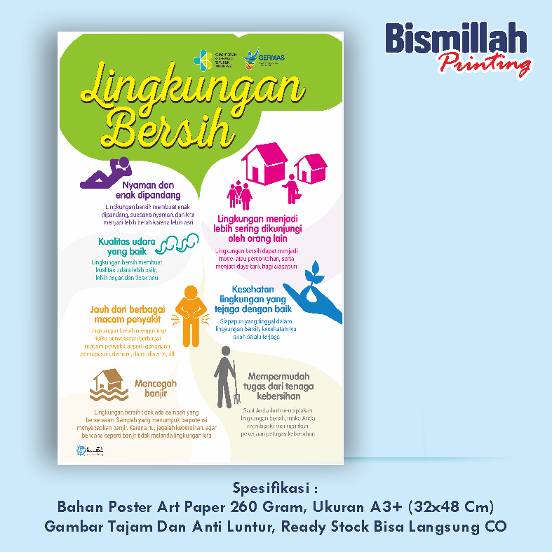 

Poster Kesehatan Lingkungan Bersih