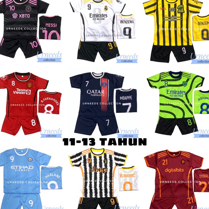 ✱Grosir✱ COD / BAJU BOLA ANAK 12+++ TAHUN / SETELAN BAJU BOLA ANAK TERBARU 2021 / SET BAJU BOLA ANAK