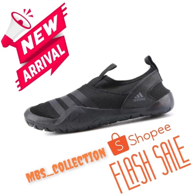 SEPATU JAWPAW 1 TRIPLE BLACK SLOP PREMIUM ORIGINAL UNISEX CEWEK COWOK PANTAI GUNUNG SLIP ON