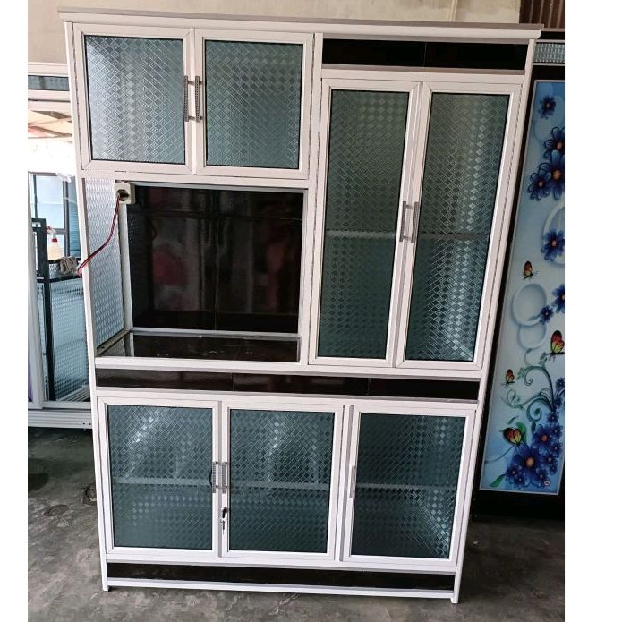 Rak piring / rak piring minimalis/rak piring kaca/rak piring full kaca