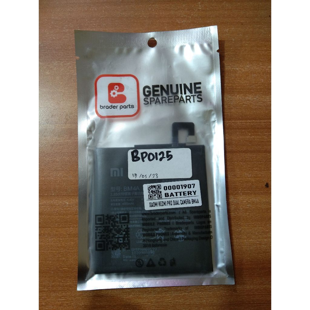 BATERAI BPART XIAOMI REDMI PRO DUAL CAMERA BM4A