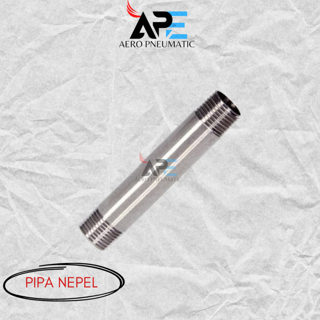 PIPA NEPEL STAINLESS STEEL 304 3/8 INCH / 3/8"