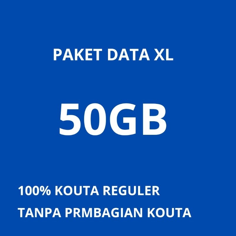 DATA XL 50GB 30 HARI