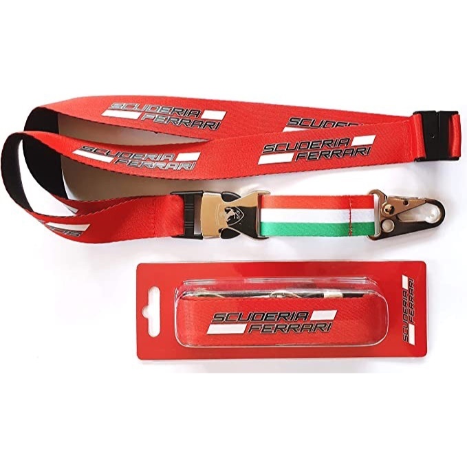 

Scuderia Ferrari F1 2019 Team Lanyard. Name Tag & ID Card Holder ORIGINAL