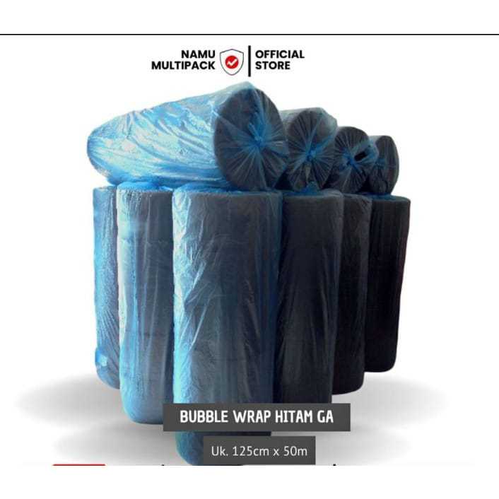 

Bubble Wrap Ukuran 125cm x 50m Hitam Premium Gelembung Besar Keras