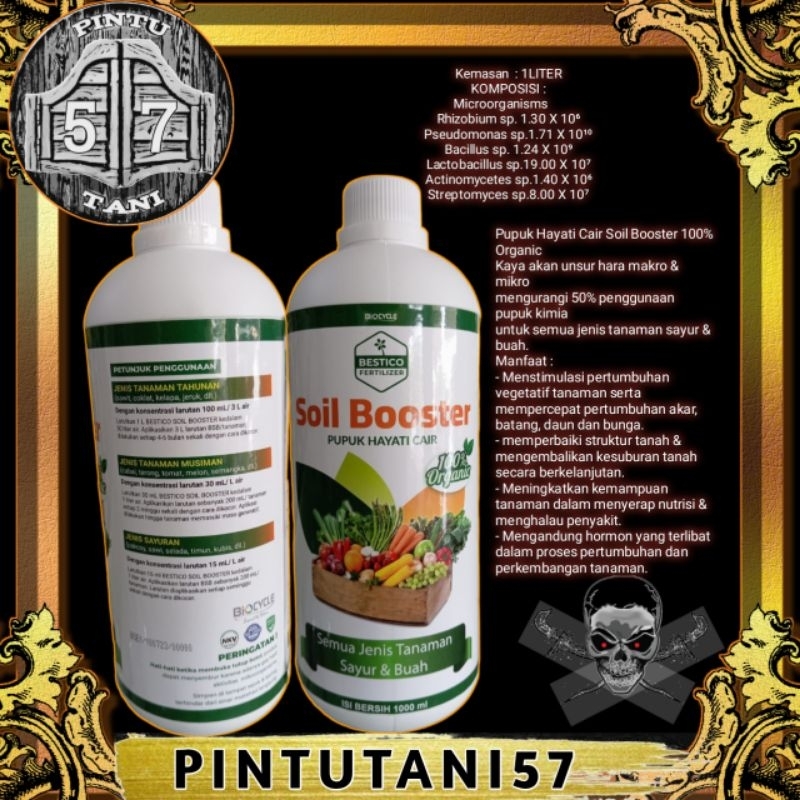 PUPUK HAYATI ORGANIK SOIL BOOSTER BESTICO 1Liter (ASAM AMINO /AMBITION).