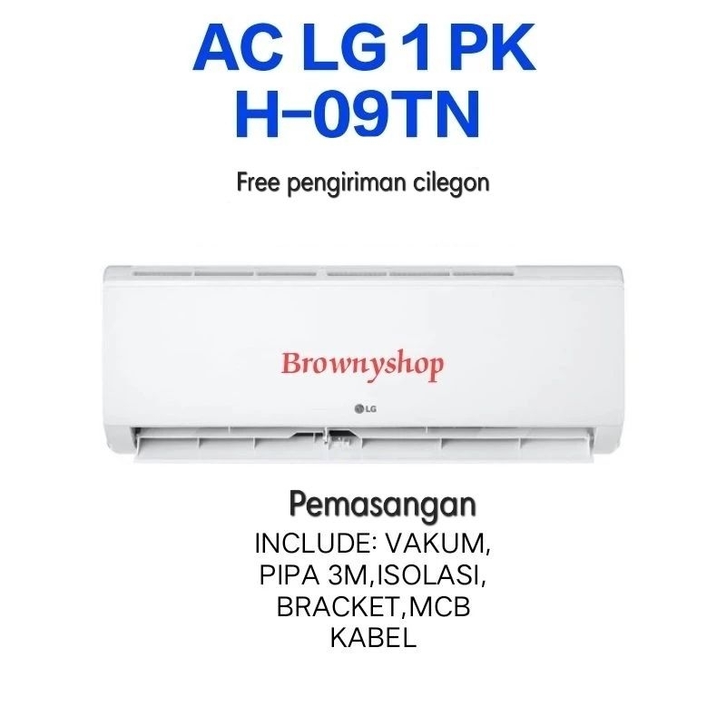 AC LG 1PK H09TN + PEMASANGAN (KHUSUS CILEGON)