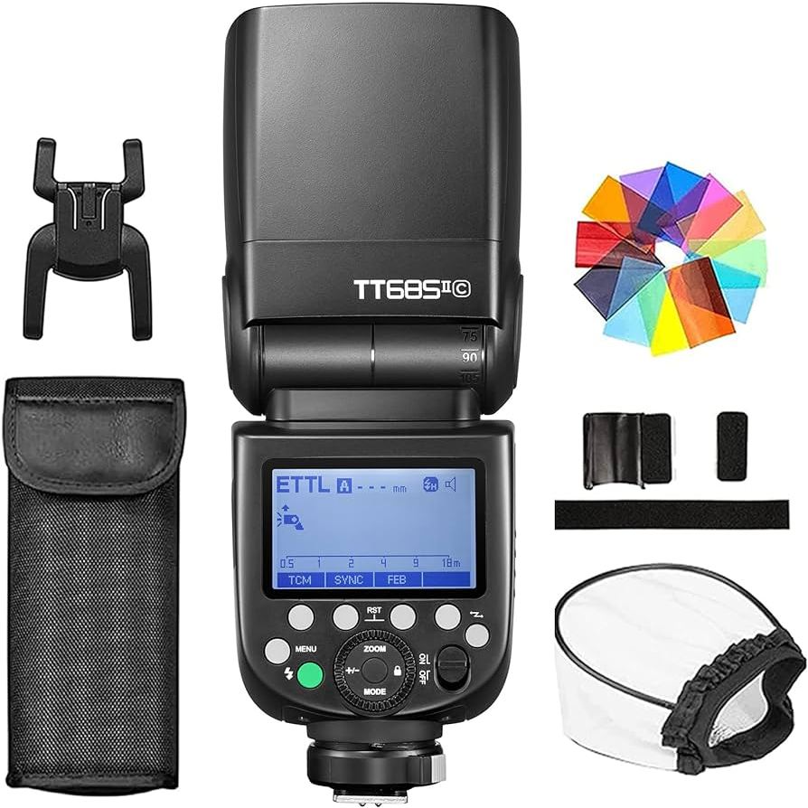 Godox TT685II Canon Speedlite TTL TT685 II TT685C Mark 2 TT 685 Flash
