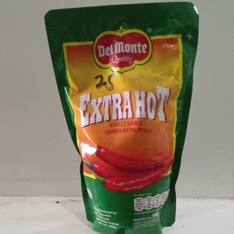 

DEL MONTE EXTRA HOT /SAOS SAMBAL EXTRA PEDAS - 1 KG