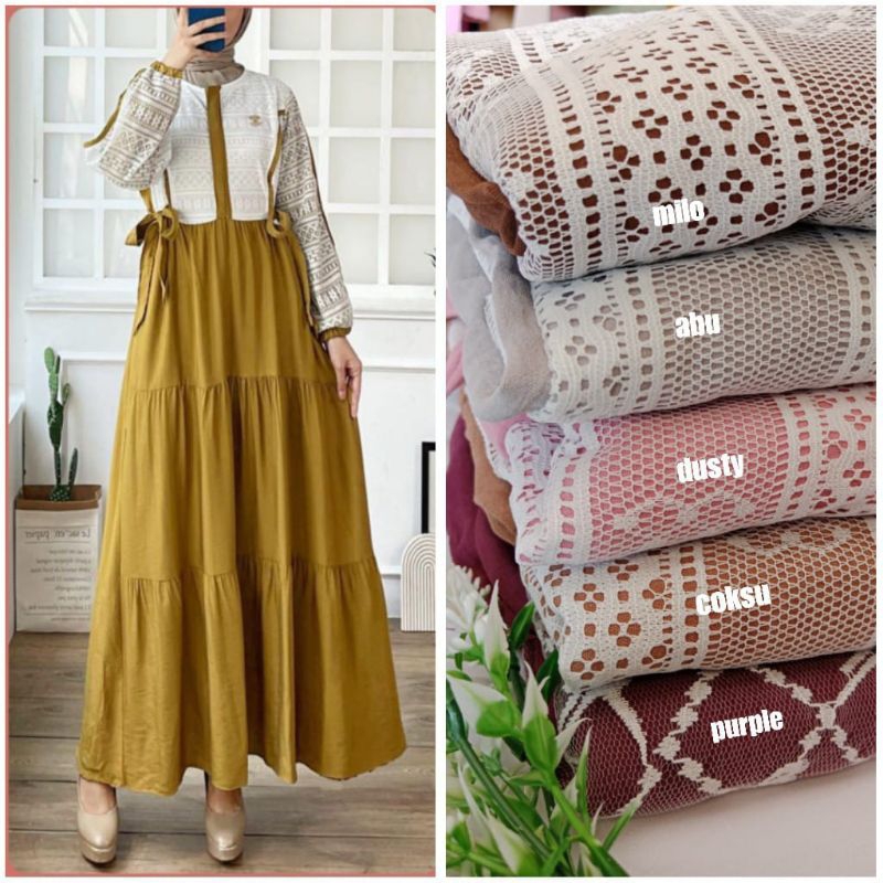 gamis Rinda brukat
