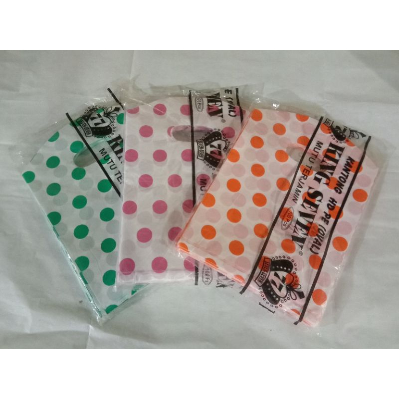 

Plastik Oval 15x22cm 100 lembar motif / plastik packing oval / Hd oval plong packing motif