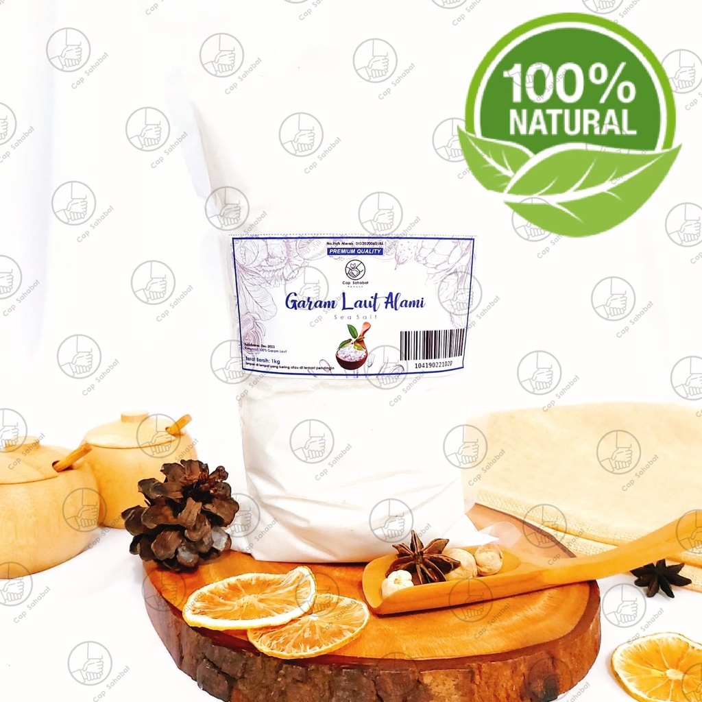 

1Kg Garam Laut / Natural Seasalt / Rempah / JSR 100% PREMIUM QUALITY