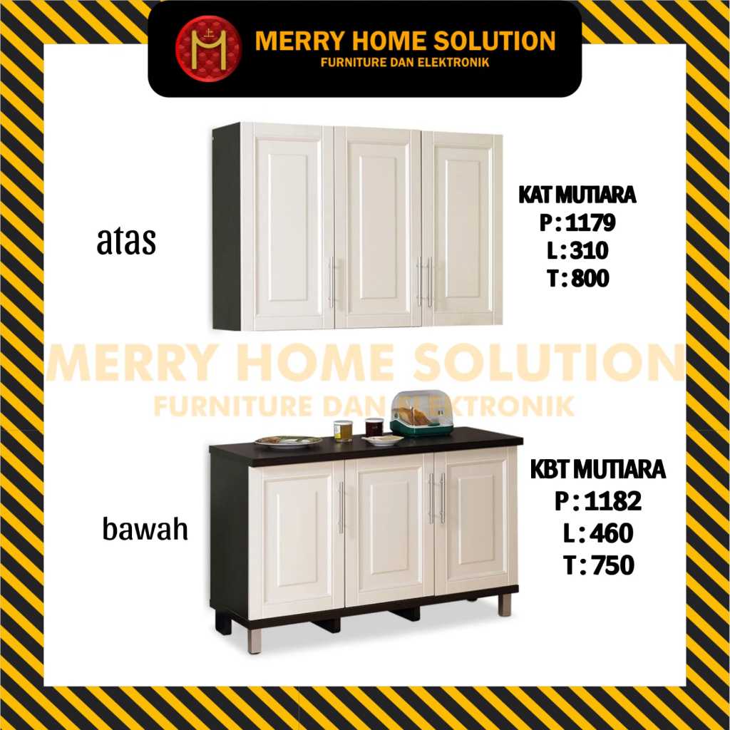 lemari dapur olympic KAT KBT MUTIARA kitchen set rak dapur lemari piring furniture palembang office 