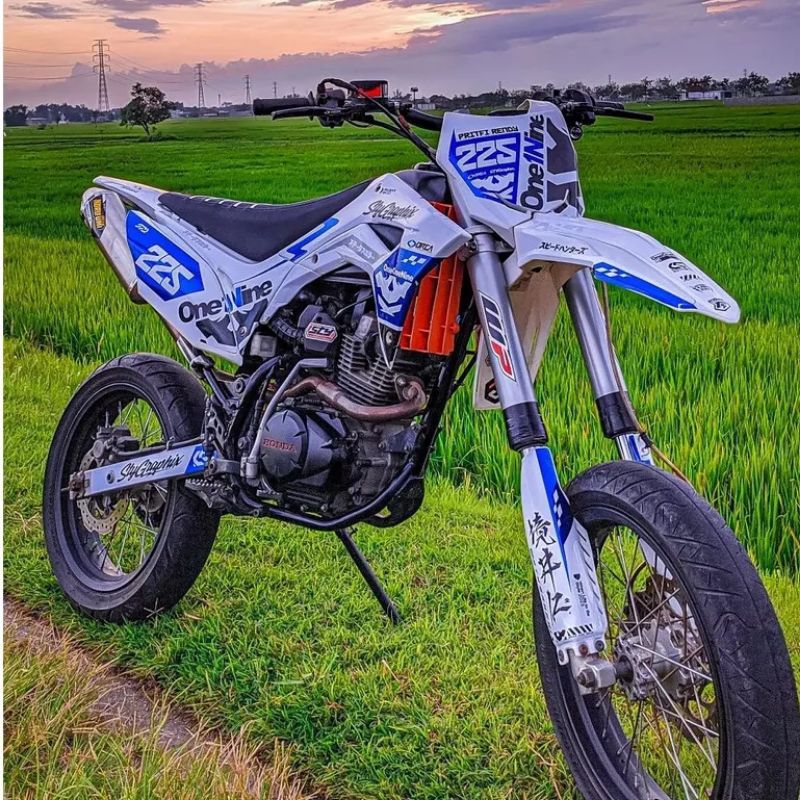 DECAL CRF ONE1NINE - ONE ONE NINE SERIES - DECAL PUTIH