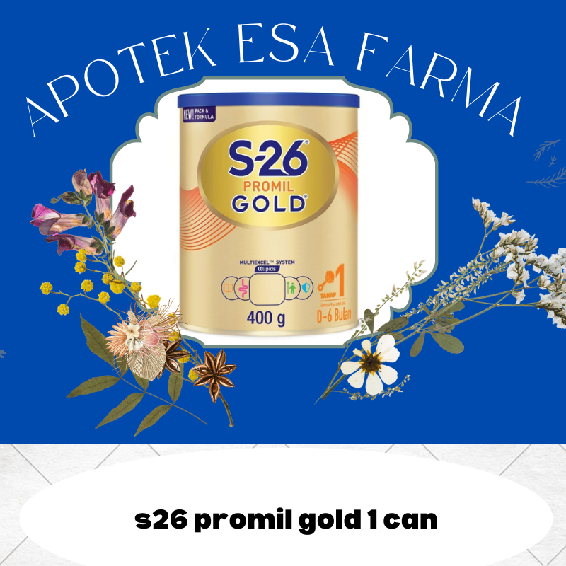 S-26 Promil GOLD Tahap 1 Susu Formula Usia 0-6 Bulan