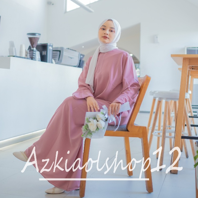 Basic Abaya Polos/Abaya wanita premium