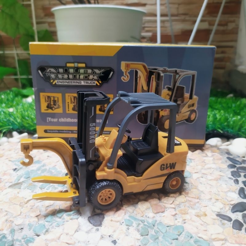 Diecast Mobil Forklift - Diecast Mobil Roller Giling - Diecaat Mobil Traktor