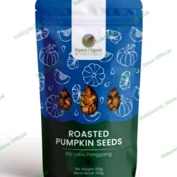

Francis Organic Roasted Pumpkin Seeds biji labu panggang 85gr