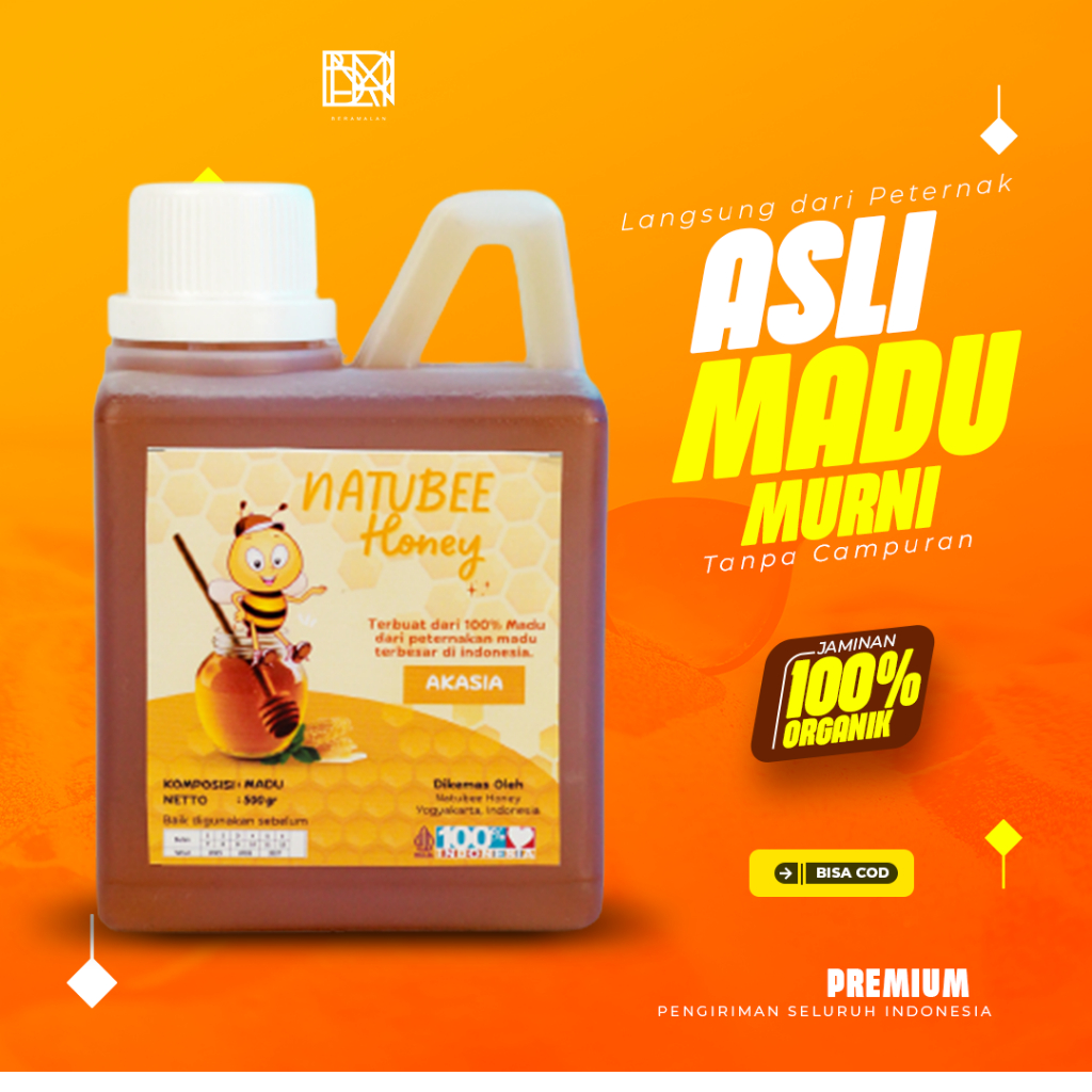 

PROMO MADU AKASIA SUPLEMEN KESEHATAN ORGANIK LEBAH ASLI MURNI TANPA CAMPURAN