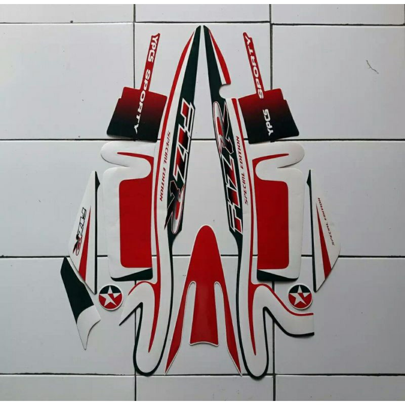 Striping fizr 2001 edisi spesial edition caltex list bodi fizr caltex