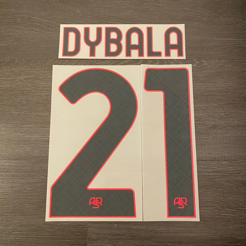 Nameset Origina AS Roma Away 2023/2024 Dybala #21