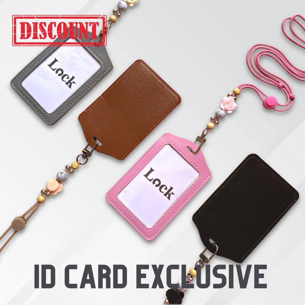 

Name Tag Kulit Gantungan Name tag Lanyard ID Card Holder Kulit Tali Premium Paracord IDLS15