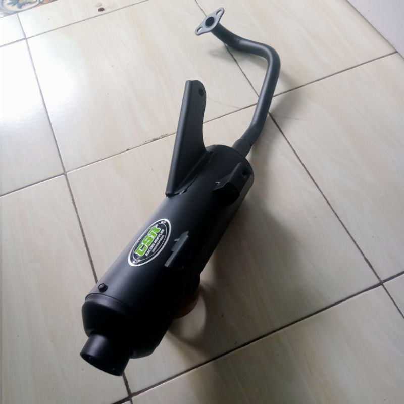 knalpot racing beat new deluxe Genio Scoopy new suara bass adem