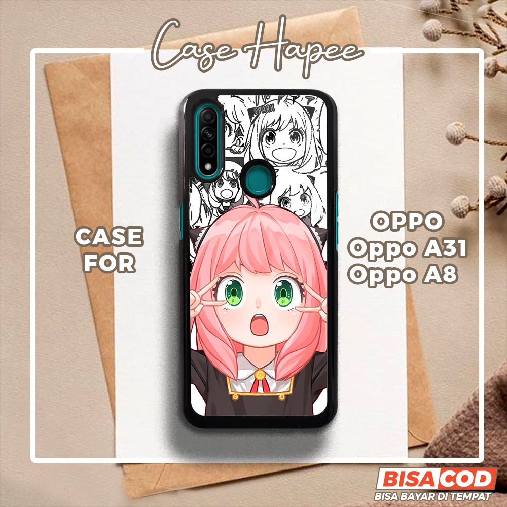 Case Oppo A31 A8 Casing Oppo A31 A8 [ANYA] Casehapee Case Glossy Case Aesthetic Custom Case Premium 