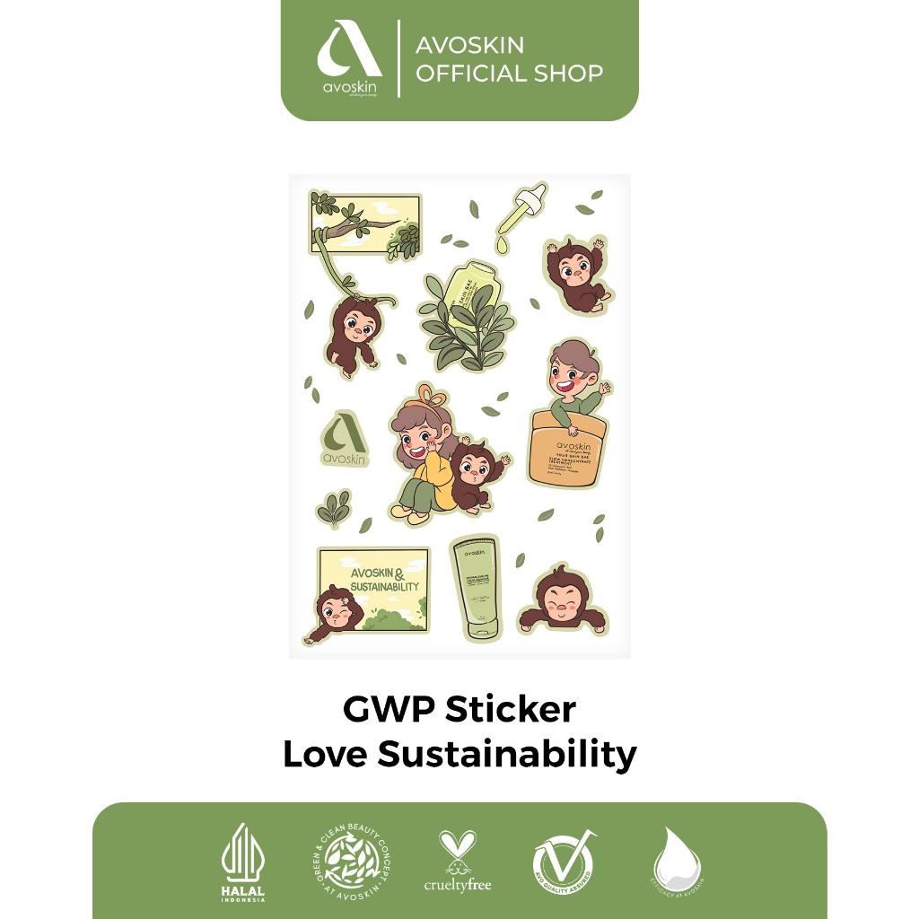 

[NOT FOR SALE] Sticker Love Sustainability