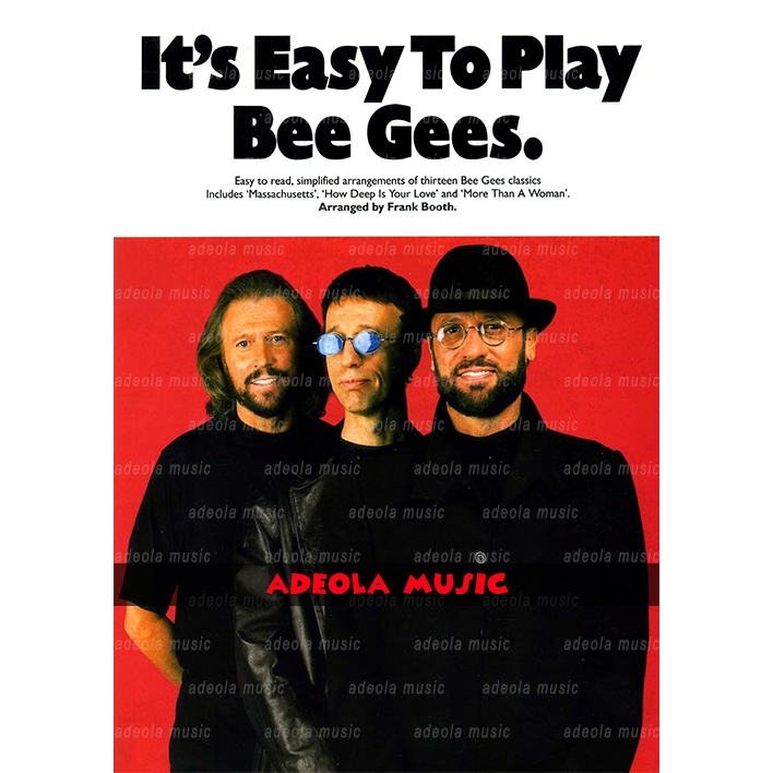 Buku Piano Pemula / (PIE-1) IT’S EASY TO PLAY : BEE GEES