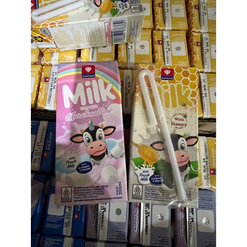 

Diamond uht milk marshmallow 200ml