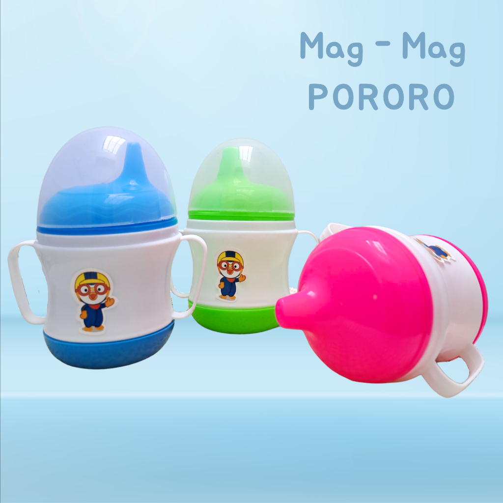 MAG - MAG PORORO / CANGKIR MINUM BABY PORORO / GELAS MINUM ANAK MOTIF PORORO / GELAS MINUM BAYI