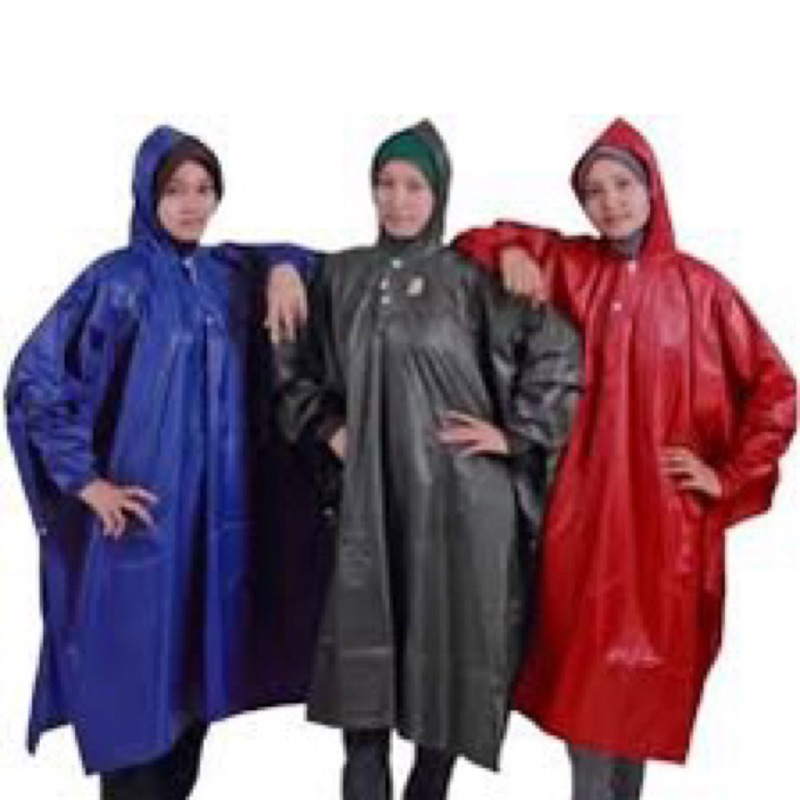 jas hujan ponco lengan monas n22 / jas hujan kelelawar monas termurah / grosir jas hujan termurah da