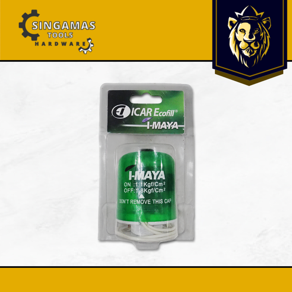 ICAR Ecofill I-MAYA Otomatis Pompa 1/4" - Pressure Switch