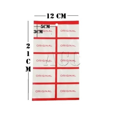 

( merah ) plastik packing 1 lembar isi 10