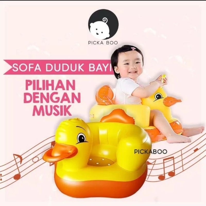 Sofa Angin Bayi | Baby Bouncer Lipat Murah | Kursi tiup untuk mandi