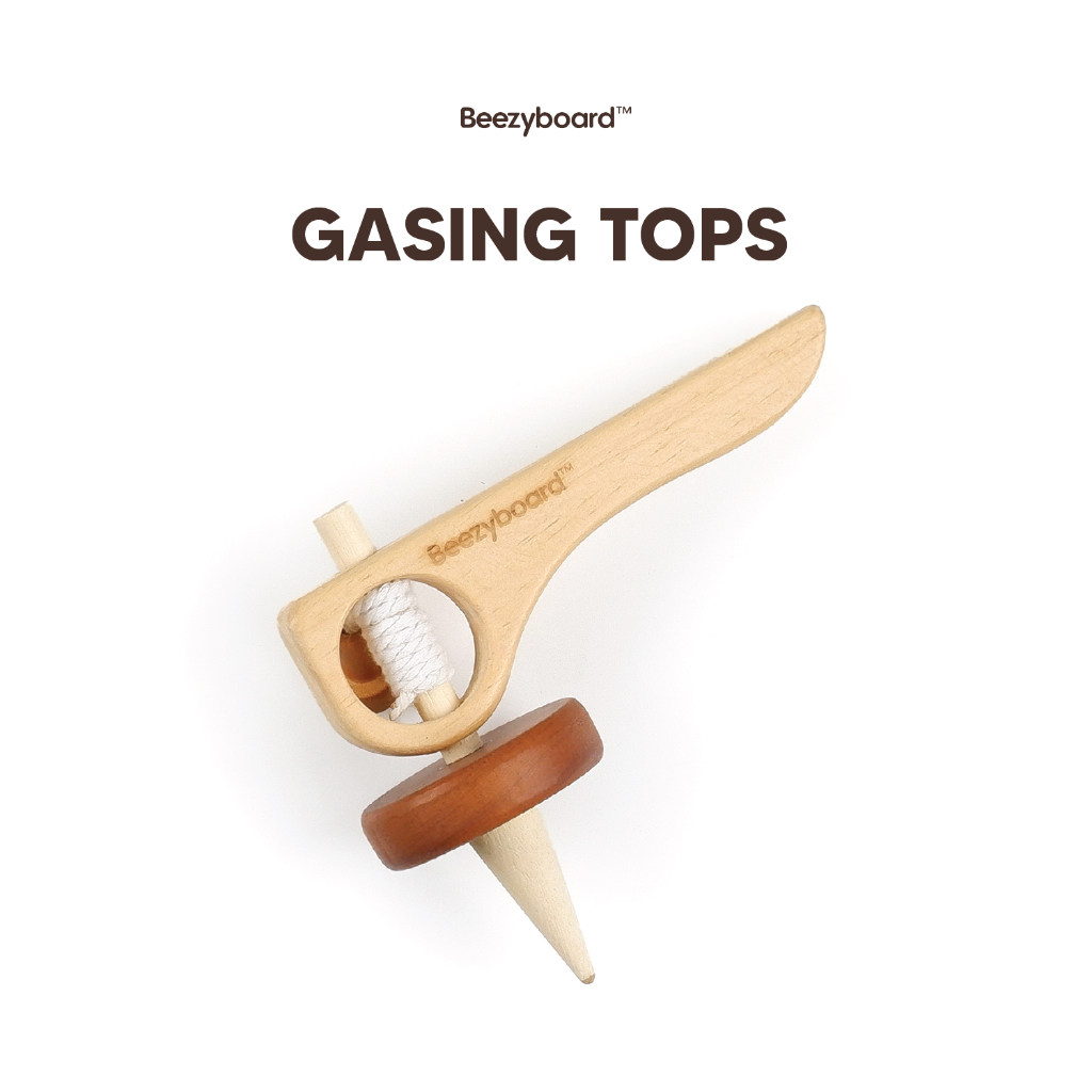 Beezyboard - Gasing - mainan tradisional/mainan kayu