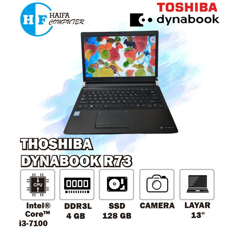 LAPTOP THOSHIBA DYNABOOK R73 SSD 128 GB RAM 4 GB