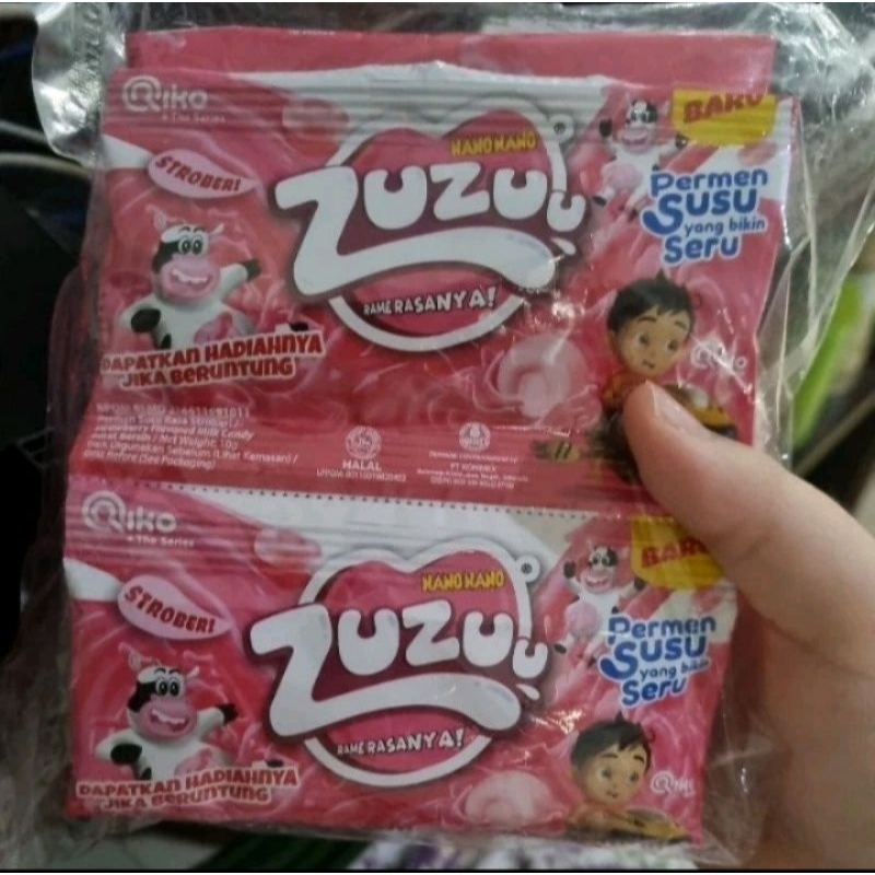 Nano zuzu 1 pack isi 10 permen susu dari konimex