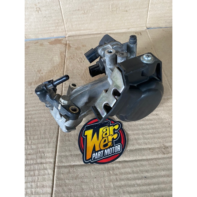 throttle body original beat new led atau genio scoopy new throtlle body Trotel original beat new led