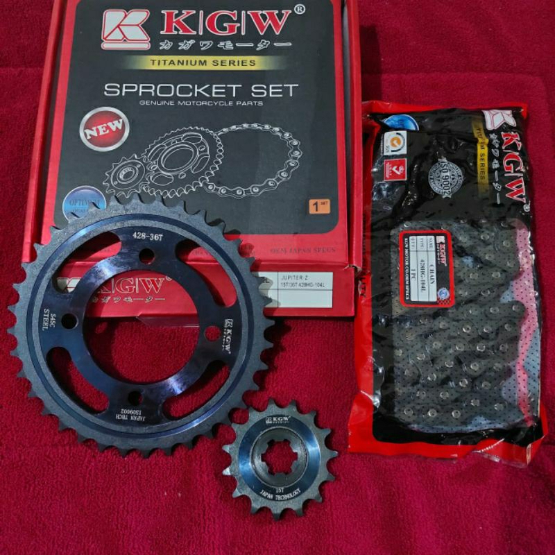 Gear Set Gear Paket Jupiter z Old Vega R Old Vega Crypton Kgw