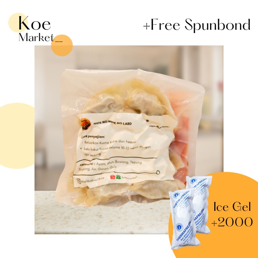 

Kuotie Kukus Frozen Ayam BakwanKoe