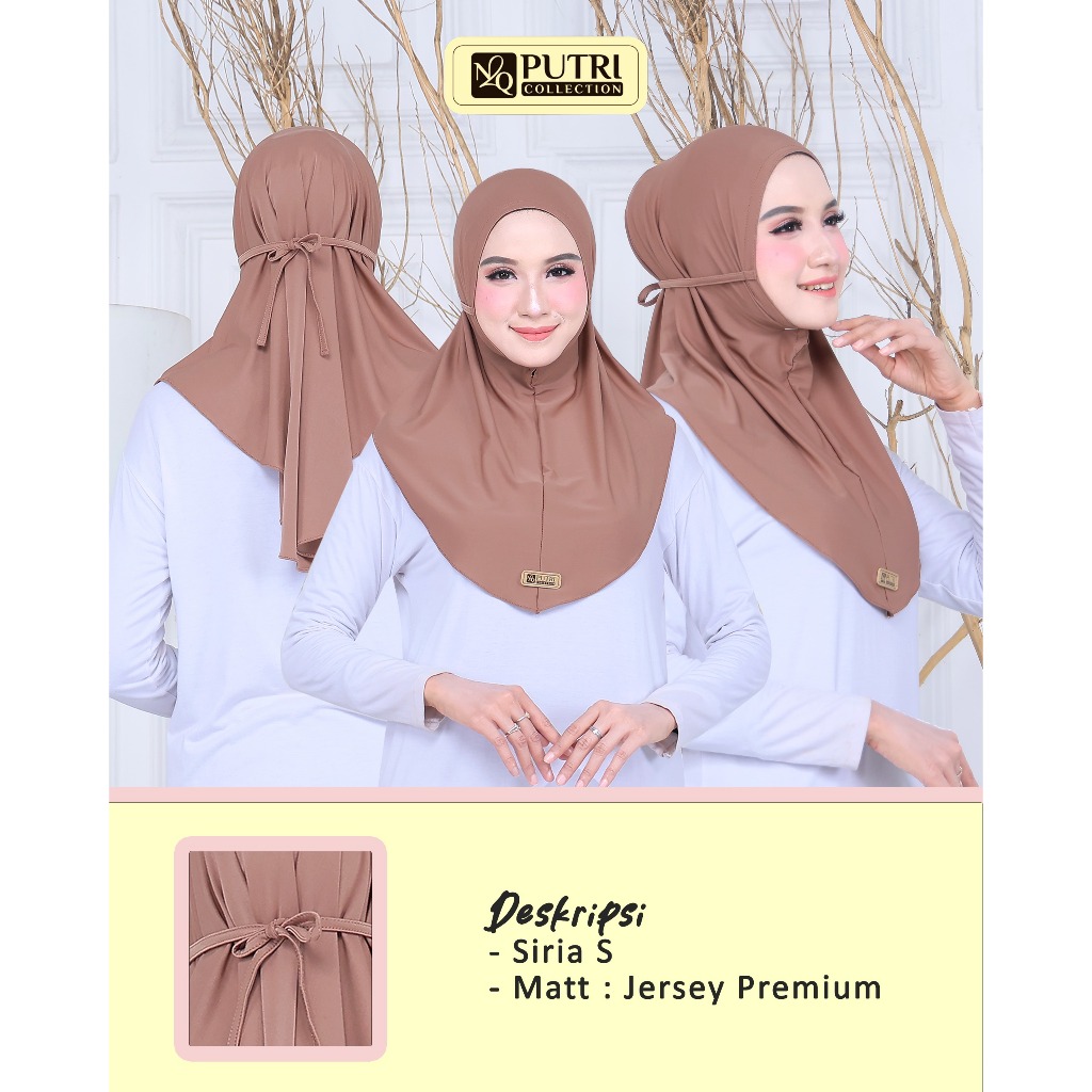 BERGO MARYAM SYRIA TANPA PED JERSEY JOYA PREMIUM SIZE S